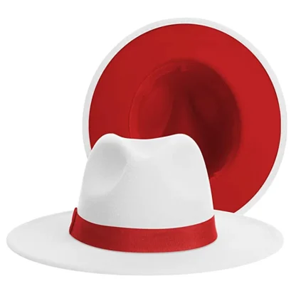 Fashion Style Wide Fedora Hats - Image 3