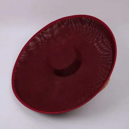 Royal Wide Brim Sinamay Hat - Image 4
