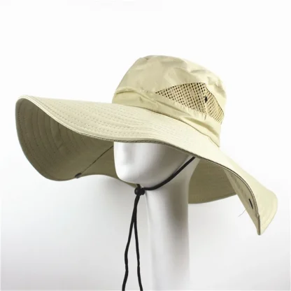 Wide Visor Brim Sun Hat - Image 6