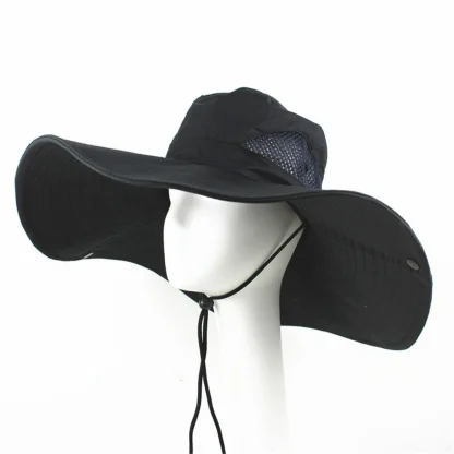 Wide Visor Brim Sun Hat - Image 5