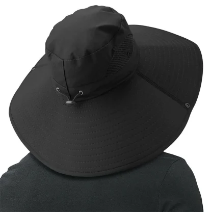 Wide Visor Brim Sun Hat - Image 4