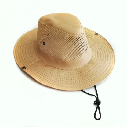 Outdoor Mesh Bucket Sun Hat - Image 2