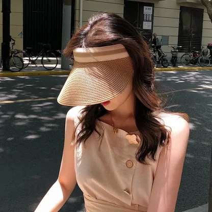 Chic Beach Visor Sun Hat - Image 2