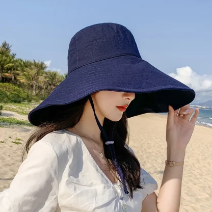 Elegant Big Brim Sun Hat - Image 4