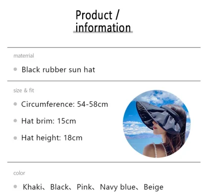 Outdoor Beach Visor Hat - Image 7